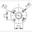 Traveling Nut for TR8x8(P2) Threaded Rods