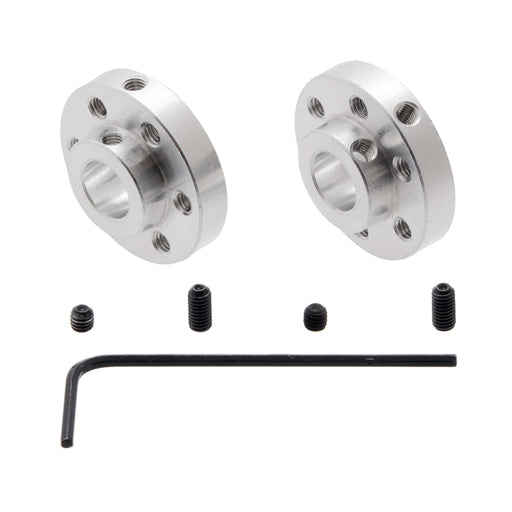 Pololu Universal Aluminum Mounting Hub for 8mm Shaft, M3 Holes (2-Pack)