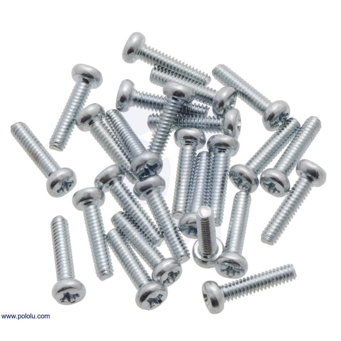 Machine Screw: #2-56, 3/8" Length, Phillips (25-pack)