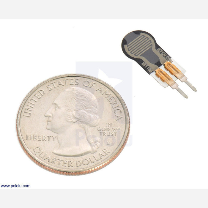 Force-Sensing Resistor: 0.25"-Diameter Circle, Short Tail