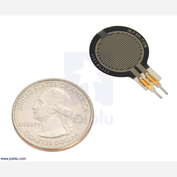 Force-Sensing Resistor: 0.6"-Diameter Circle, Short Tail