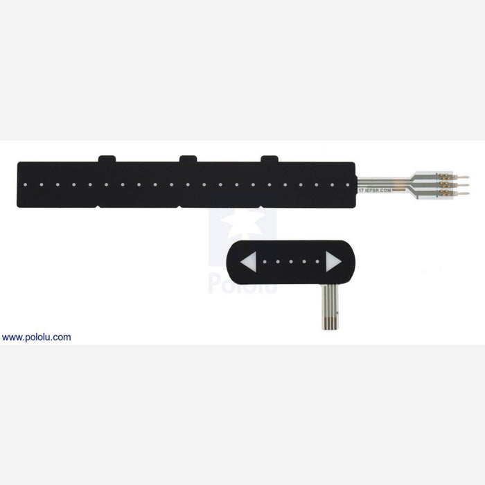 Force-Sensing Linear Potentiometer: 1.4"x0.4" Strip