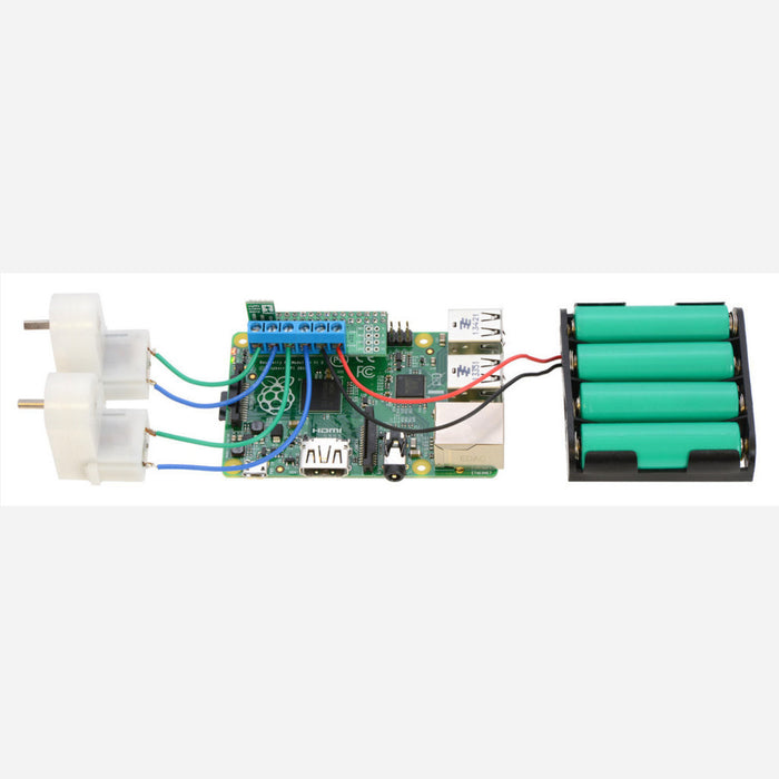 Pololu DRV8835 Dual Motor Driver Kit for Raspberry Pi