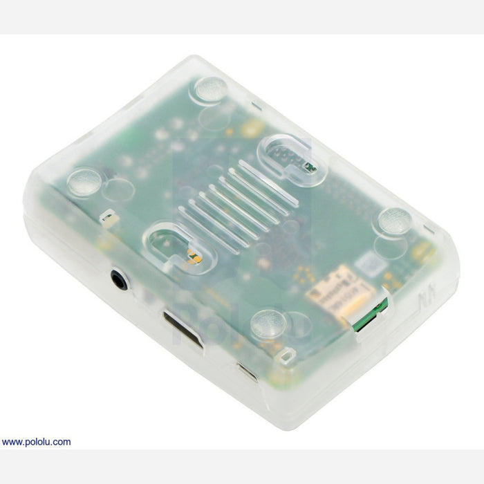 Translucent Enclosure for Raspberry Pi B+, 2 B, and 3 B