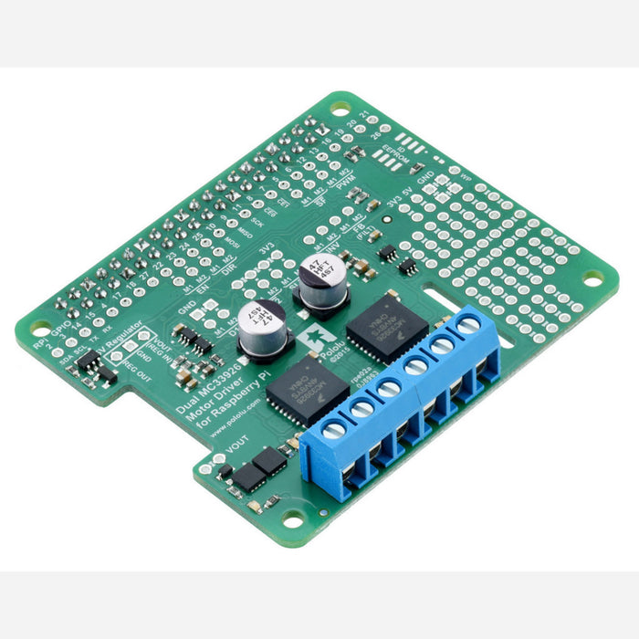 Pololu Dual MC33926 Motor Driver for Raspberry Pi (Assembled)