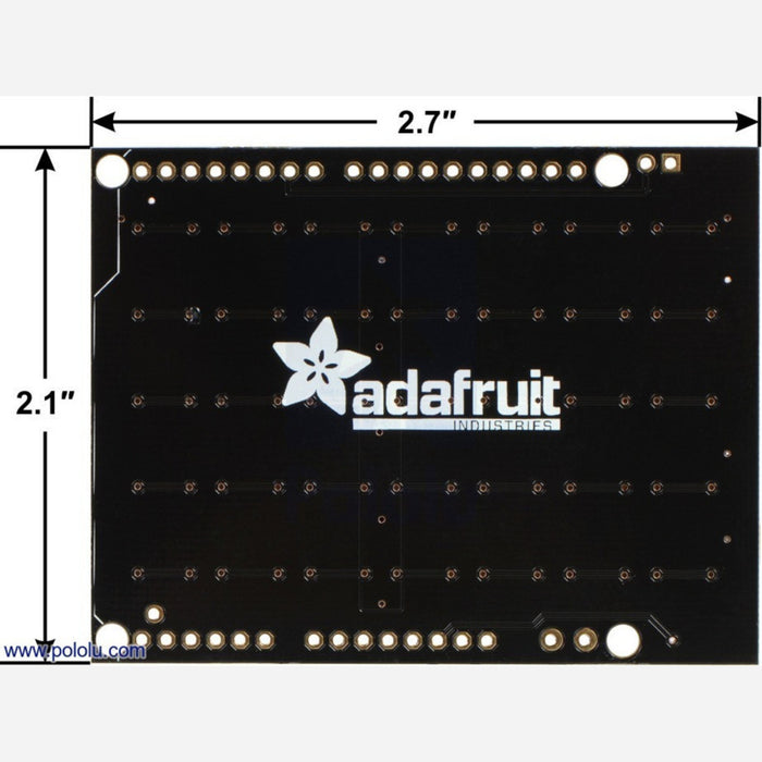 Adafruit NeoPixel Shield for Arduino - 40 RGB LED Pixel Matrix