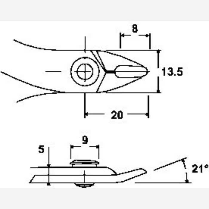 Hakko CHP-170 5-1/4 in. Micro Flush Cutter