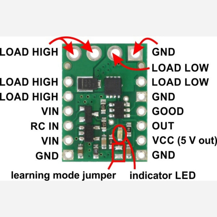 Pololu RC Switch with Medium Low-Side MOSFET