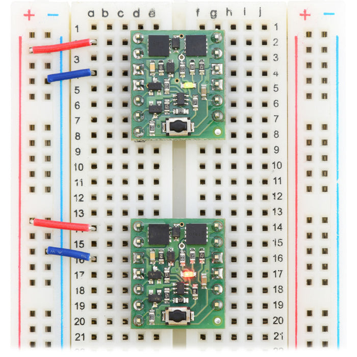 Mini Pushbutton Power Switch with Reverse Voltage Protection, LV