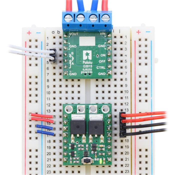 Big Pushbutton Power Switch with Reverse Voltage Protection, MP