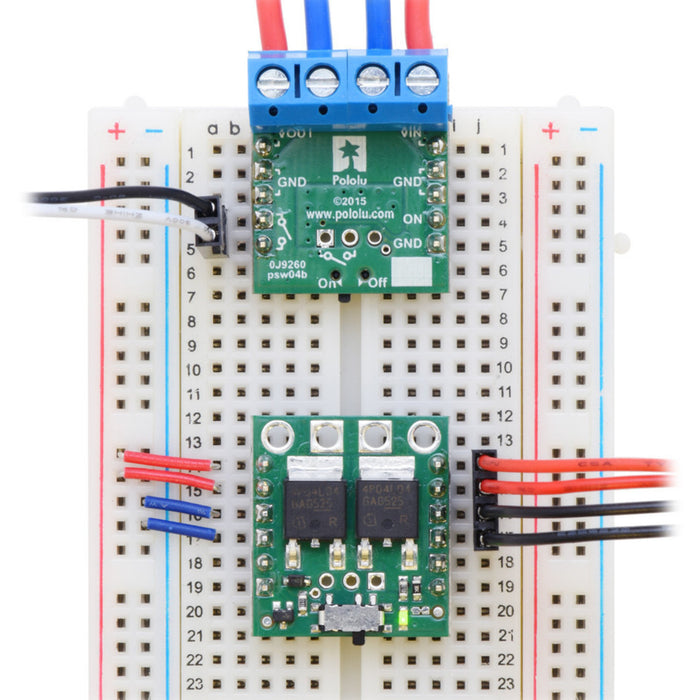 Big MOSFET Slide Switch with Reverse Voltage Protection, MP