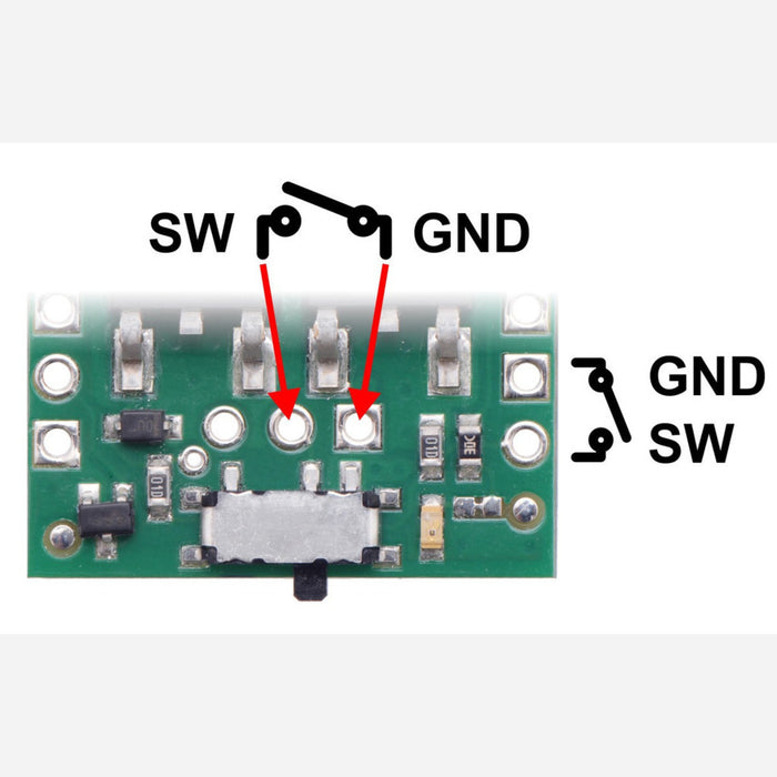 Big MOSFET Slide Switch with Reverse Voltage Protection, HP