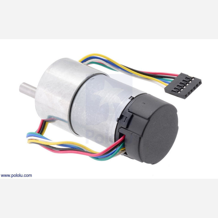 19:1 Metal Gearmotor 37Dx68L mm with 64 CPR Encoder