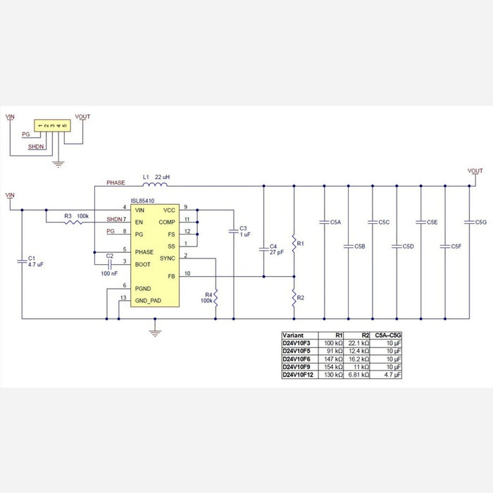 Pololu 3.3V, 1A Step-Down Voltage Regulator D24V10F3