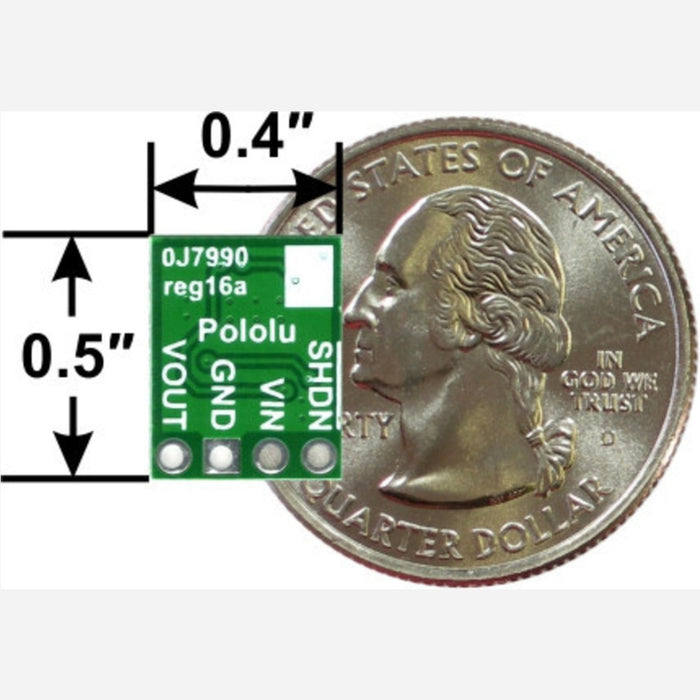 Pololu 3.3V, 500mA Step-Down Voltage Regulator D24V5F3