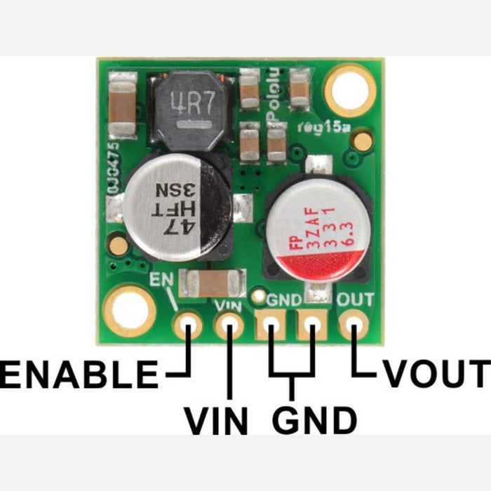 Pololu 3.3V, 2.5A Step-Down Voltage Regulator D24V25F3