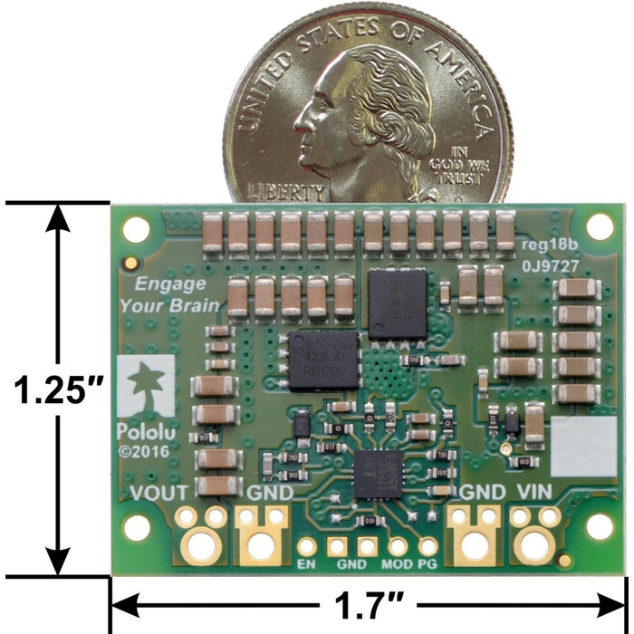 Pololu 5V, 15A Step-Down Voltage Regulator D24V150F5