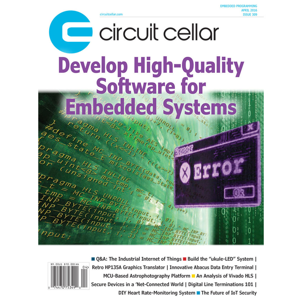 Free Circuit Cellar magazine April 2016