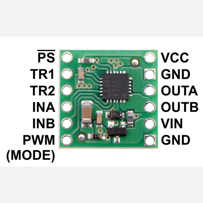 BD65496MUV Single Brushed DC Motor Driver Carrier