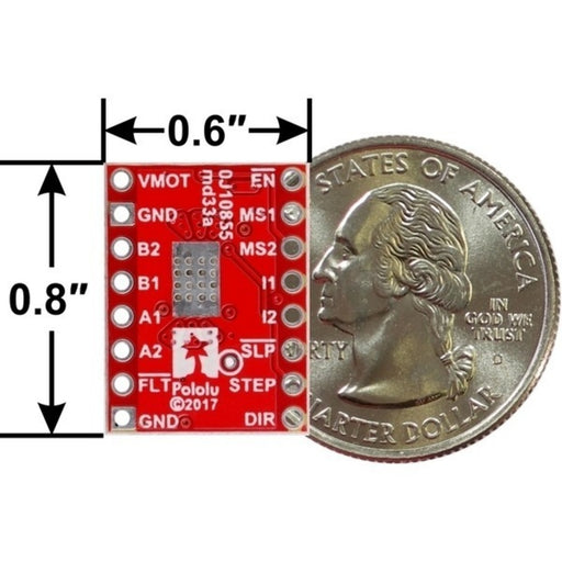 MP6500 Stepper Motor Driver Carrier, Potentiometer Current Control