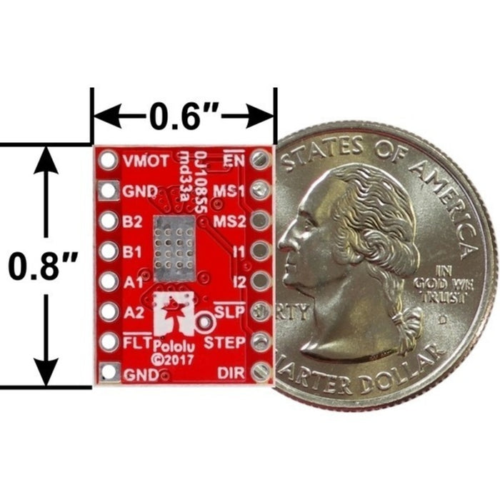 MP6500 Stepper Motor Driver Carrier, Digital Current Control