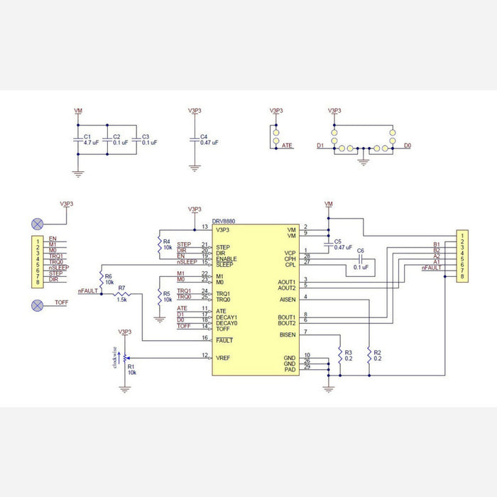 DRV8880 Stepper Motor Driver Carrier