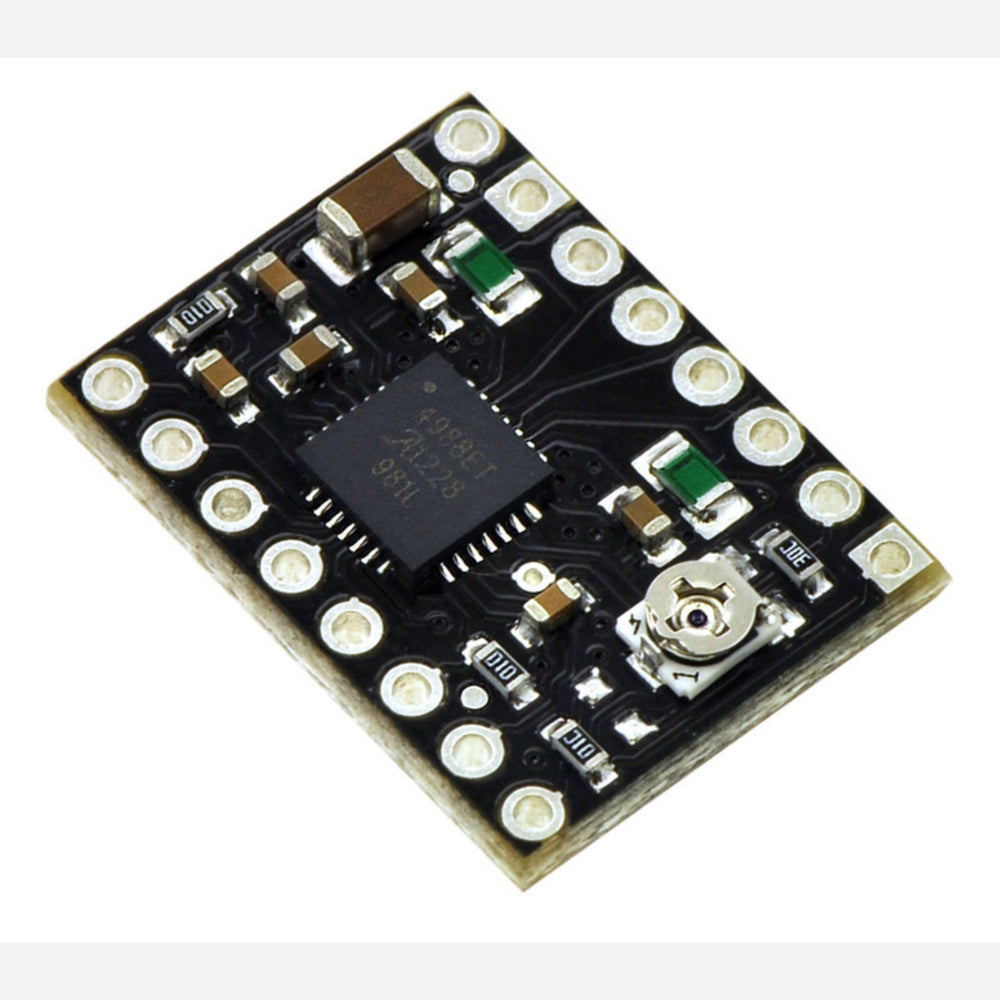 A4988 Stepper Motor Driver Carrier, Black Edition (Bulk, No Header Pins)