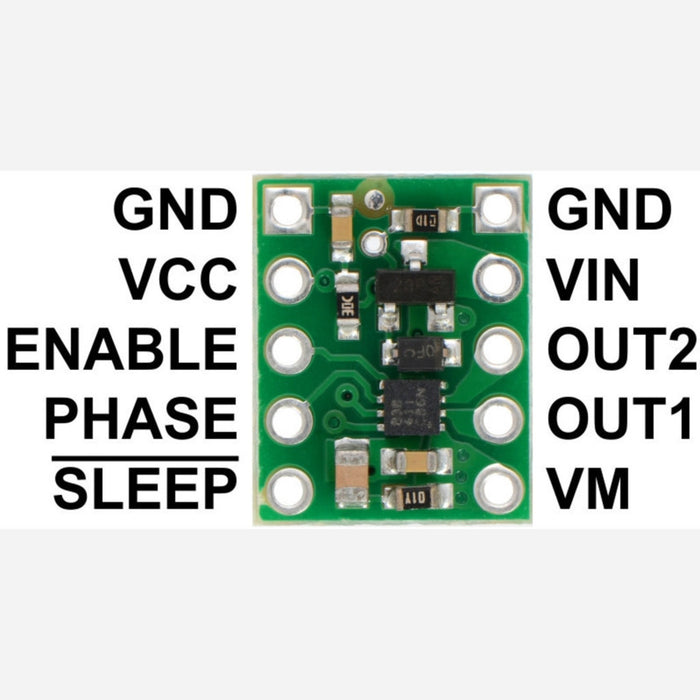 DRV8838 Single Brushed DC Motor Driver Carrier