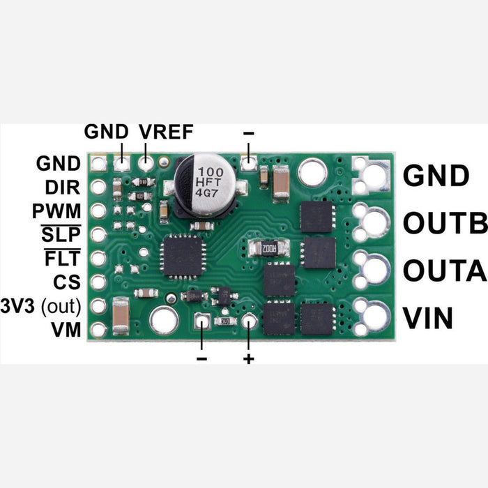 Pololu G2 High-Power Motor Driver 18v17