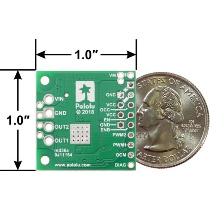 TB9051FTG Single Brushed DC Motor Driver Carrier