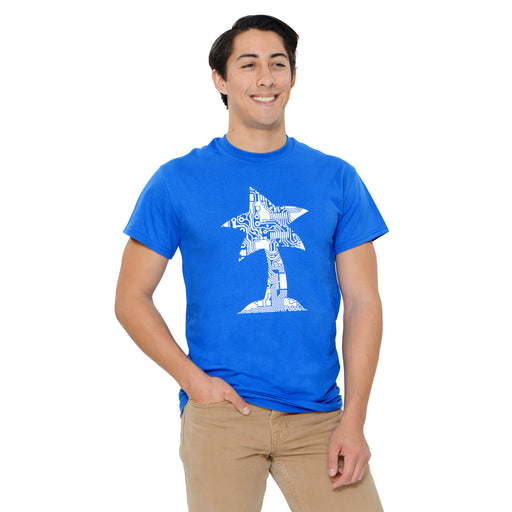 Pololu Circuit Logo T-Shirt: Royal Blue, Adult L