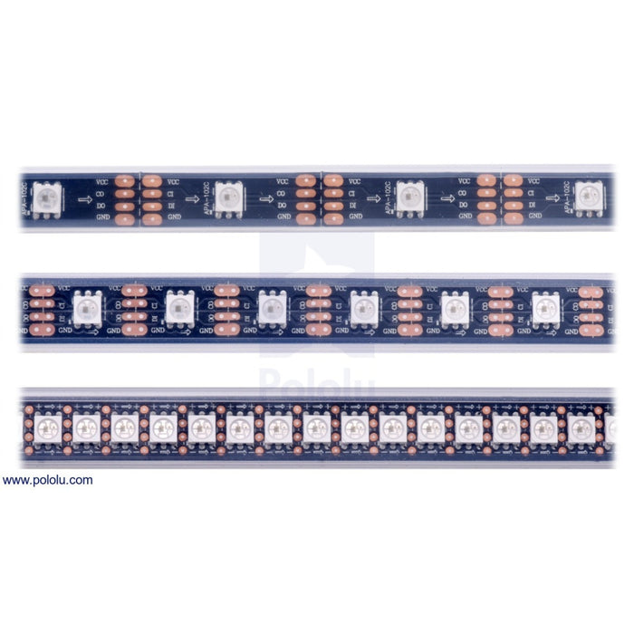 Addressable High-Density RGB 72-LED Strip, 5V, 0.5m (SK9822)