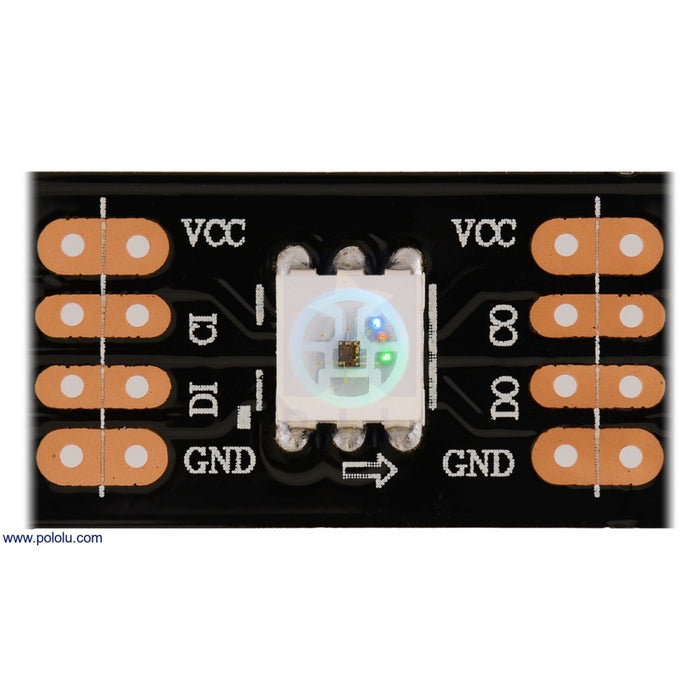 Addressable High-Density RGB 72-LED Strip, 5V, 0.5m (SK9822)