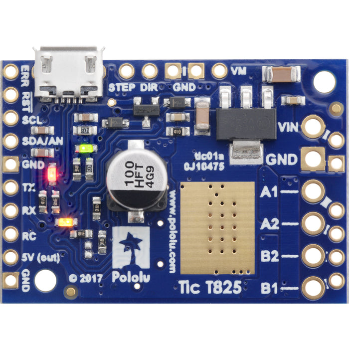 Tic T825 USB Multi-Interface Stepper Motor Controller