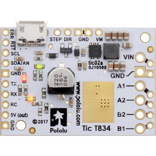 Tic T834 USB Multi-Interface Stepper Motor Controller