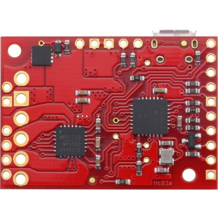 Tic T500 USB Multi-Interface Stepper Motor Controller (Connectors Soldered)