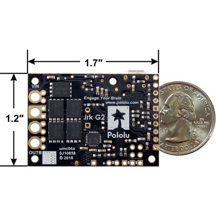 Jrk G2 18v27 USB Motor Controller with Feedback