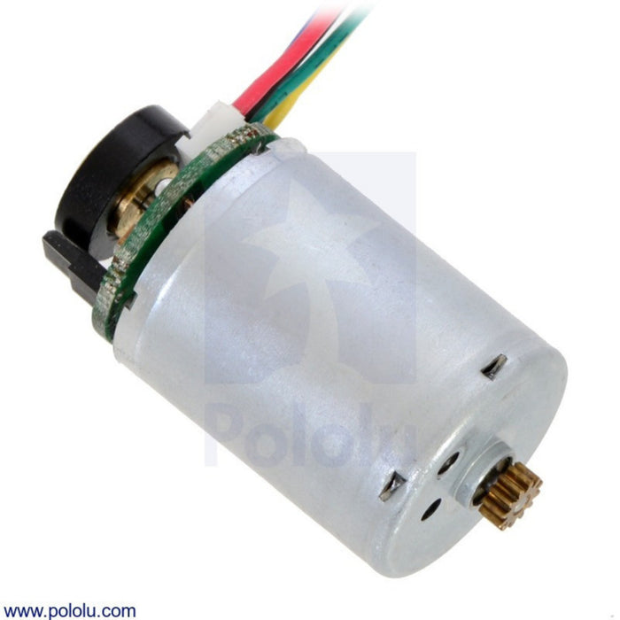 MP 12V Motor with 48 CPR Encoder for 25D mm Metal Gearmotors (No Gearbox)