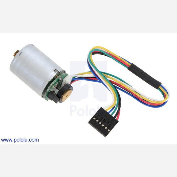 LP 12V Motor with 48 CPR Encoder for 25D mm Metal Gearmotors (No Gearbox)