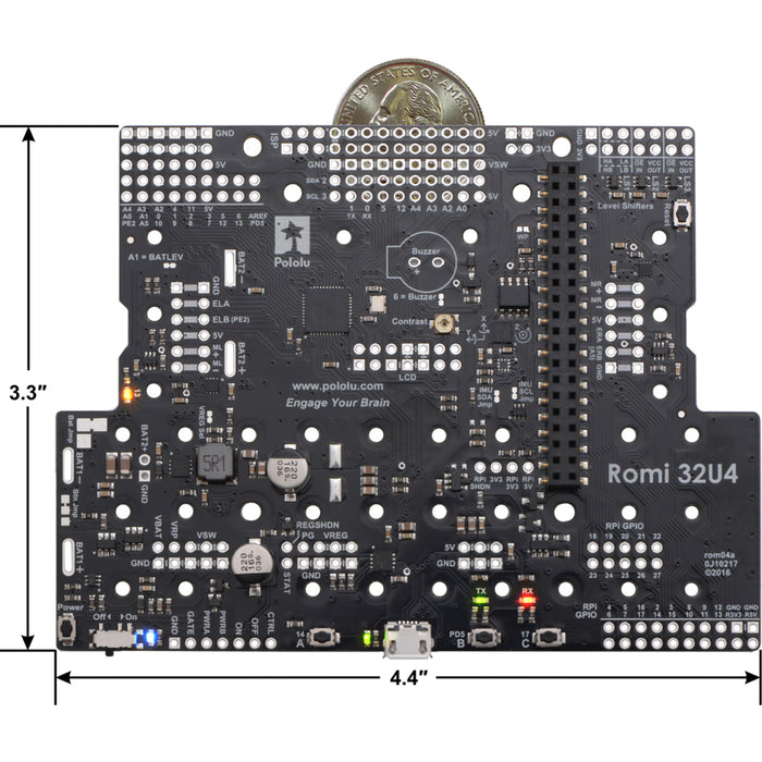 Romi 32U4 Control Board