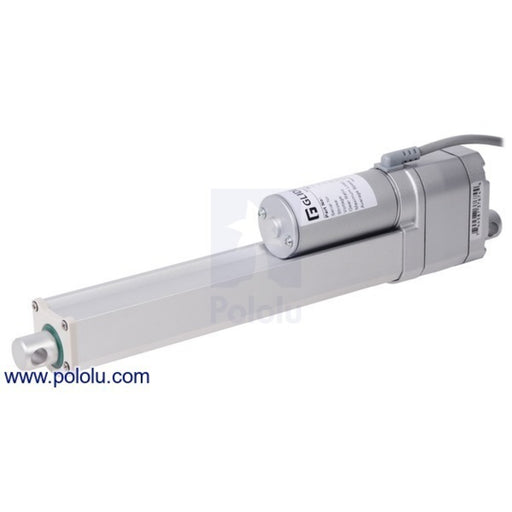 Glideforce MD122008-P Medium-Duty Linear Actuator with Feedback: 100kgf, 8" Stroke, 0.58"/s, 12V