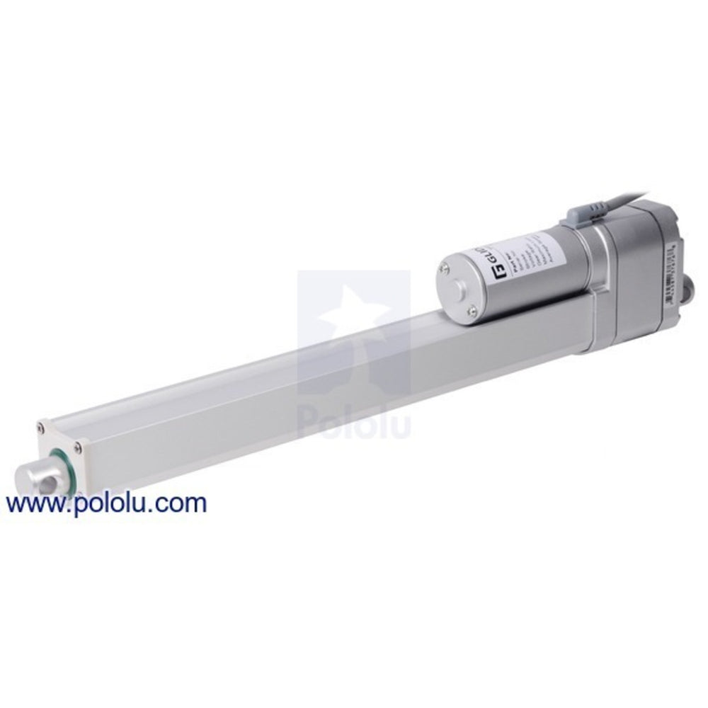 Glideforce MD122012-P Medium-Duty Linear Actuator with Feedback: 100kgf, 12" Stroke, 0.58"/s, 12V