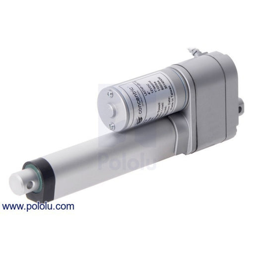 Glideforce LACT4P-12V-10 Light-Duty Linear Actuator with Feedback: 25kgf, 4" Stroke, 1.1"/s, 12V