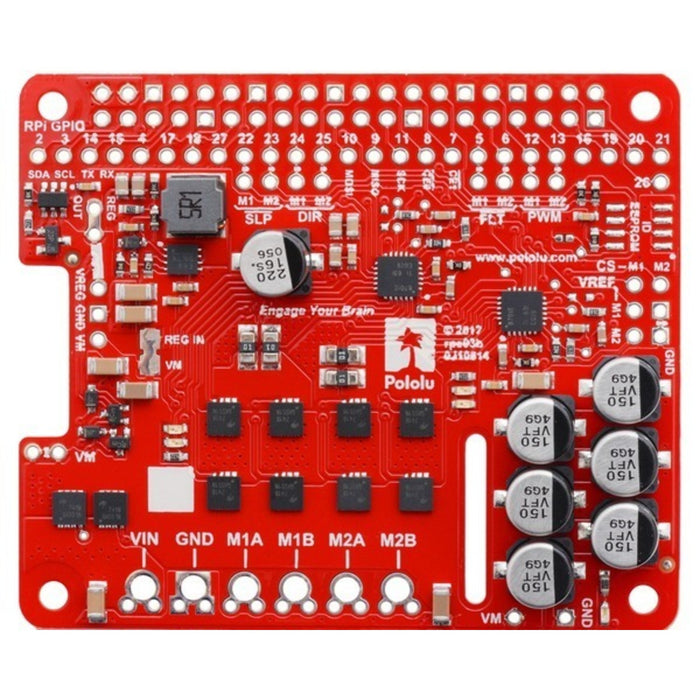 Pololu Dual G2 High-Power Motor Driver for Raspberry Pi - 18v18