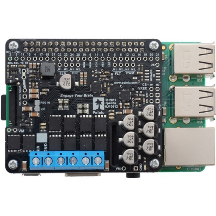 Pololu Dual G2 High-Power Motor Driver for Raspberry Pi - 18v22