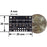 QTR-MD-04RC Reflectance Sensor Array: 4-Channel, 8mm Pitch, RC Output