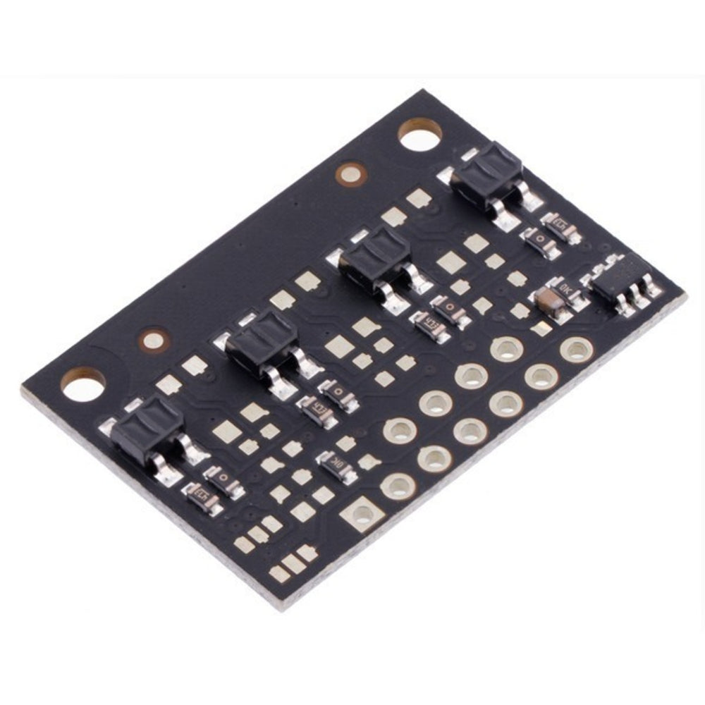 QTR-MD-04A Reflectance Sensor Array: 4-Channel, 8mm Pitch, Analog Output