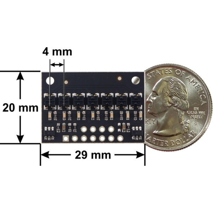 QTRX-HD-07RC Reflectance Sensor Array