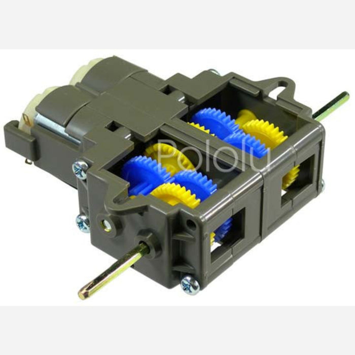 Low-Voltage Dual Serial Motor Controller + Tamiya Double Gearbox Combo