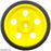 Solarbotics GM10 1" Wheel Yellow